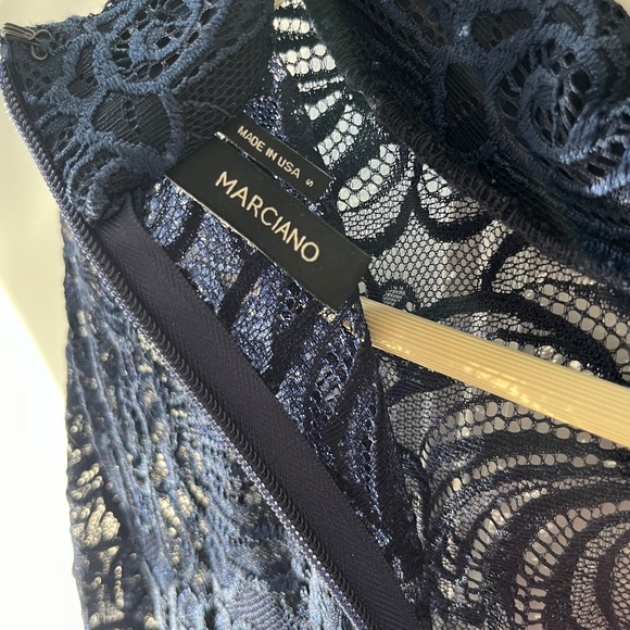 GUESS BY MARCIANO DIANA LACE MAXI GOWN DRESS SMALL - Picture 9 of 10